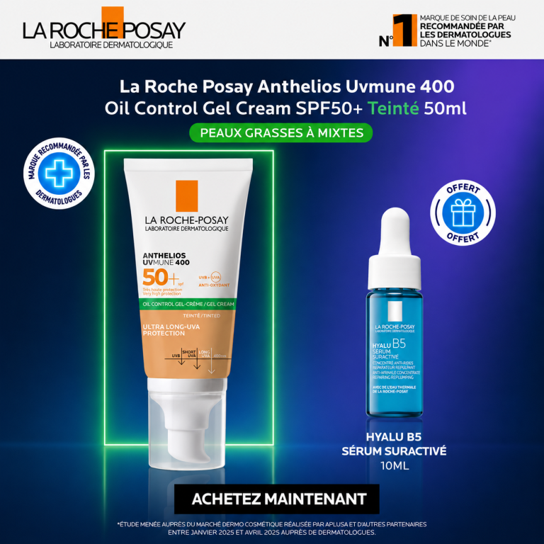 La Roche-Posay Anthelios Oil Control UVMune 400 SPF50+ 50ml = Hyalu B5 10 ml Offert