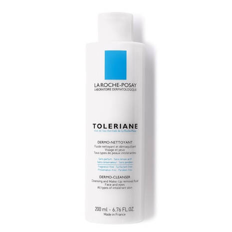 La Roche-Posay Toleriane Fluide Dermo-Nettoyant Démaquillant Peaux Sensibles La Roche-Posay Toleriane Fluide Dermo-Nettoyant Démaquillant Peaux Sensibles