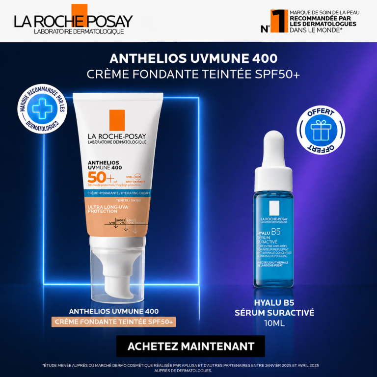La Roche-Posay Anthelios Ultra Crème Teintée SPF50+ 50 ml + Hyalu B5 10 ml Offert