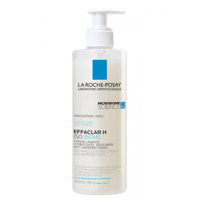 La Roche-Posay Effaclar H Iso-Biome Crème Lavante 390 ml