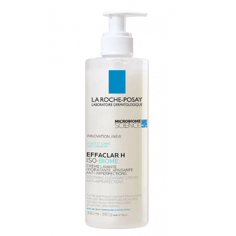 La Roche-Posay Effaclar H Iso-Biome Crème Lavante 390 ml La Roche-Posay Effaclar H Iso-Biome Crème Lavante 390 ml