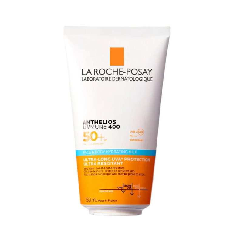 La Roche-Posay Anthelios UVMune 400 Lait Hydratant SPF50+ Visage Corps Mexoryl 150ml