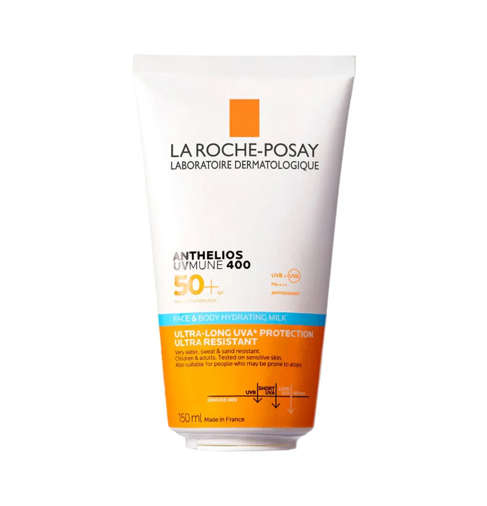 La Roche-Posay Anthelios UVMune 400 Lait Hydratant SPF50+ Visage Corps Mexoryl 150ml La Roche-Posay Anthelios UVMune 400 Lait Hydratant SPF50+ Visage Corps Mexoryl 150ml