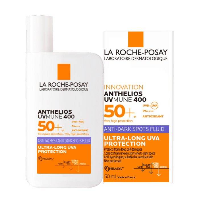 La Roche-Posay Anthelios UVMune 400 Fluide Anti-Taches SPF50+ 50ml Protection Correction Taches La Roche-Posay Anthelios UVMune 400 Fluide Anti-Taches SPF50+ 50ml Protection Correction Taches