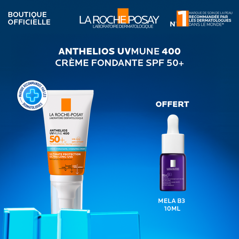La Roche-Posay Offre Anthelios UVMUNE 400 Crème Solaire Invisible La Roche-Posay Offre Anthelios UVMUNE 400 Crème Solaire Invisible