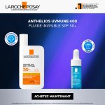 La Roche-Posay Anthelios UVMune 400 Fluide Invisible Shaka SPF50+ 50 ml = Hyalu B5 10ml Offert