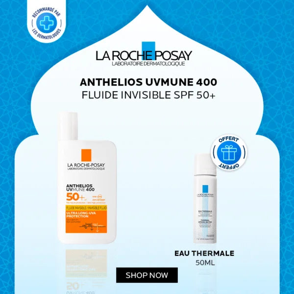 La Roche-Posay Offre Anthelios UVMUNE 400 Fluide Invisible Solaire La Roche-Posay Offre Anthelios UVMUNE 400 Fluide Invisible Solaire