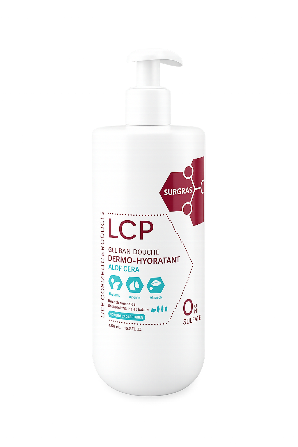 LCP Gel Douche Aloe Vera Peaux Sensibles 400ml LCP Gel Douche Aloe Vera Peaux Sensibles 400ml