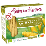 LE PAIN DES FLEURS Tartines Craquantes Maïs Riz 150g Bio Sans Gluten Vegan Petit-Déjeuner Naturel Léger