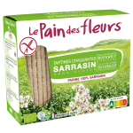 LE PAIN DES FLEURS Tartines Craquantes au Sarrasin Bio Sans Gluten 100g Vegan Petit-Déjeuner Naturel Rustique