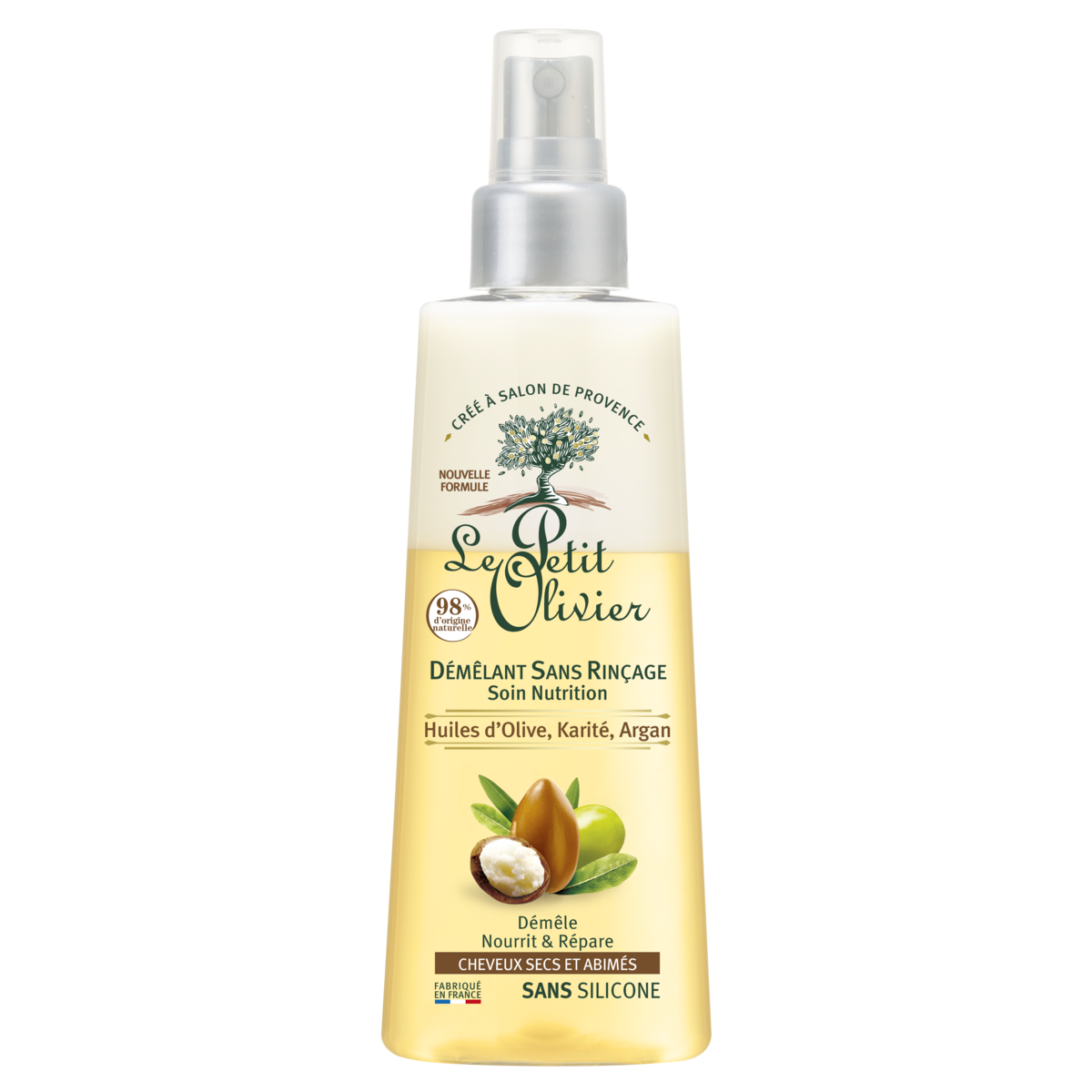 LE PETIT OLIVIER - Démêlant Sans Rinçage Nutrition Huiles d’olives Karité et Argan - 150ml LE PETIT OLIVIER - Démêlant Sans Rinçage Nutrition Huiles d’olives Karité et Argan - 150ml