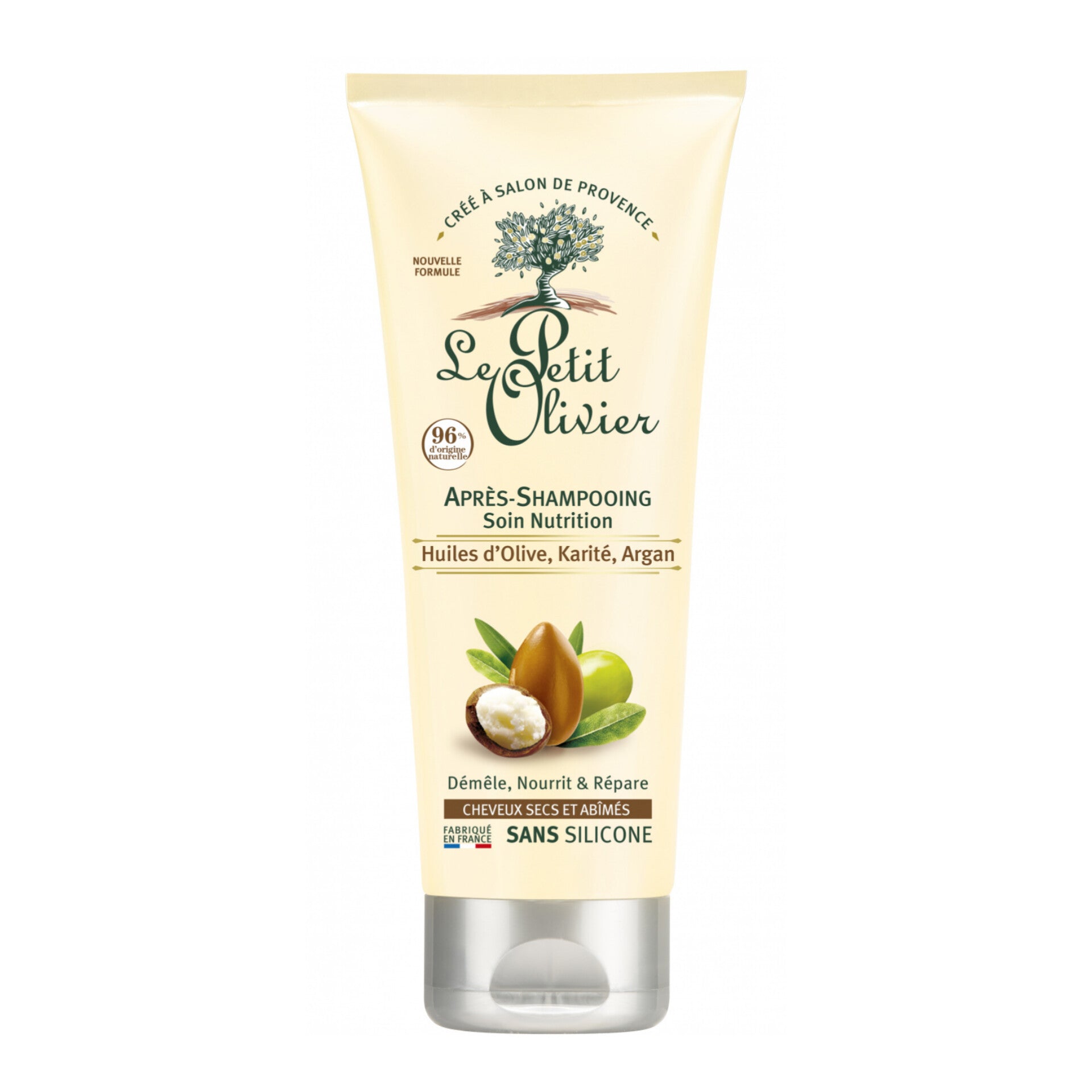 LE PETIT OLIVIER - Après-Shampoing Crème Nutrition Huile d’Olive Karité et Argan - 200ml LE PETIT OLIVIER - Après-Shampoing Crème Nutrition Huile d’Olive Karité et Argan - 200ml