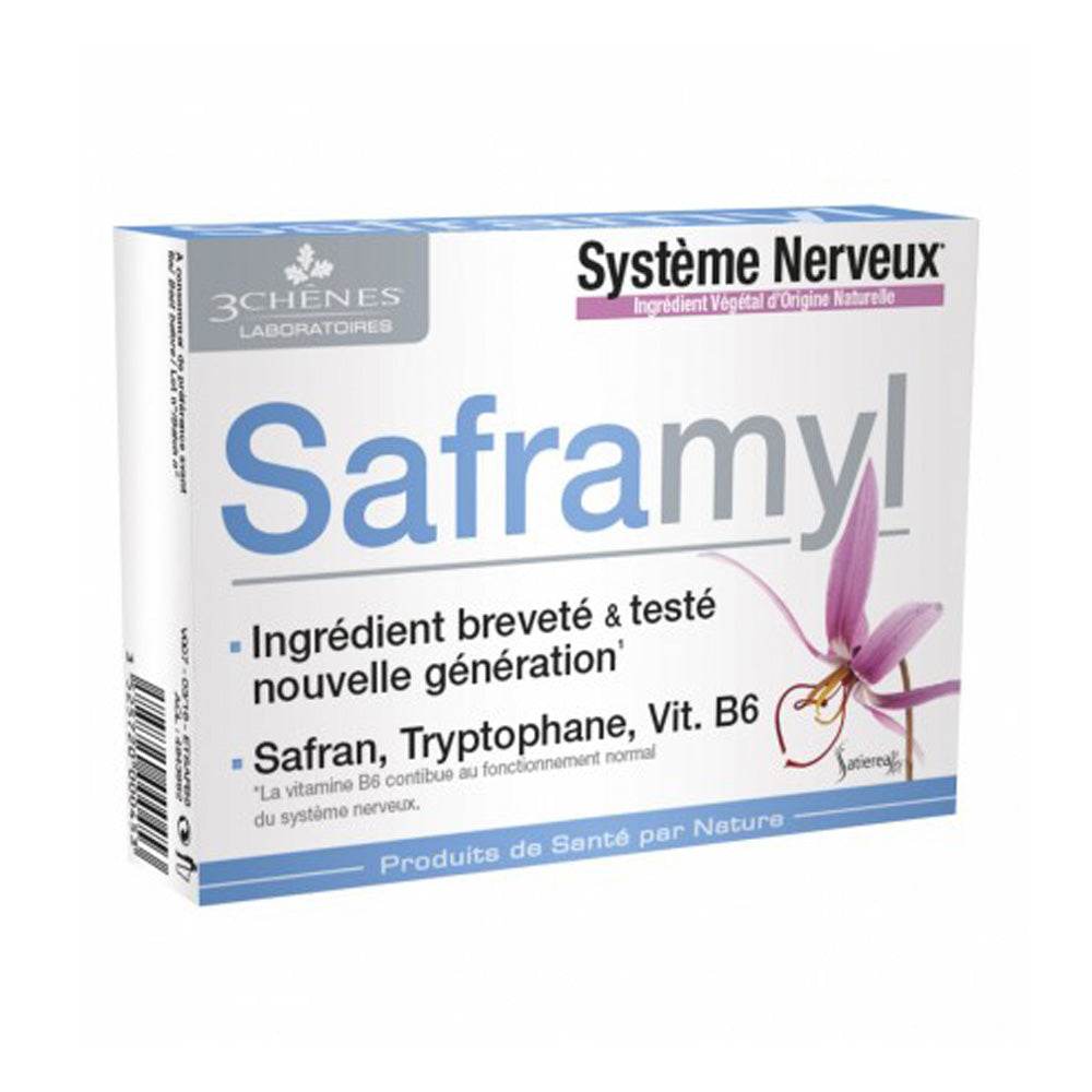 Les 3 Chênes Saframyl Anti-Stress 15 Comprimés Les 3 Chênes Saframyl Anti-Stress 15 Comprimés