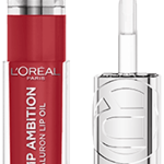 L&rsquo;ORÉAL PARIS Plump Ambition 390 Cherry Cherie Huile Lèvres Repulpante Acide Hyaluronique Rouge Cerise Intense Hydratation Longue Tenue