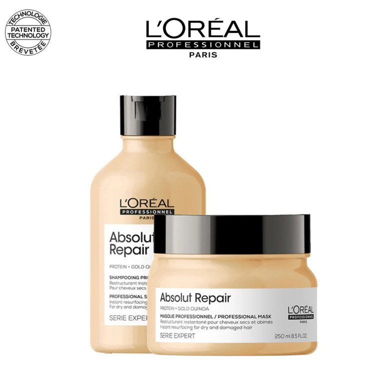 L’OREAL PROFESSIONNEL ABSOLUT REPAIR SHAMPOOING 300ML + LE MASQUE 250 ML