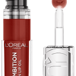 L&rsquo;ORÉAL PARIS Plump Ambition 485 Wibe O&rsquo;clock Huile Lèvres Repulpante Acide Hyaluronique Violet Prune Tendance Hydratation Longue Tenue