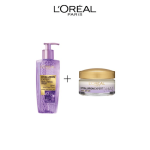 L&rsquo;ORÉAL PARIS Gel Wash Hyaluron 200ml + Crème Jour 200ml Pack Hydratation Intense Anti-Âge Routine Complète Premium