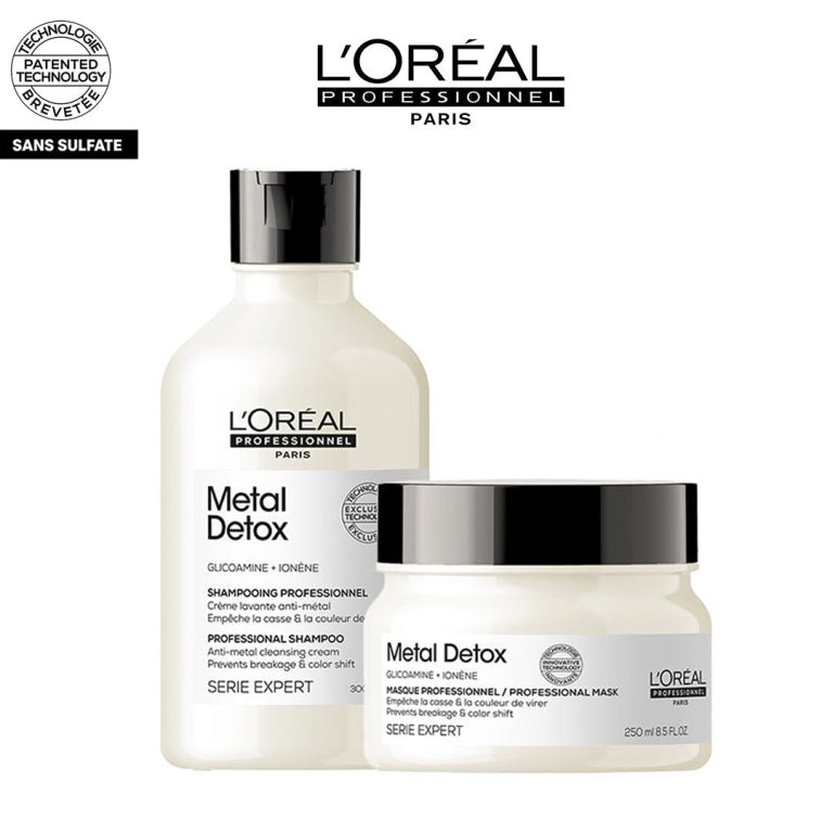 L’OREAL PROFESSIONNEL METAL DETOX SHAMPOOING 300 ML + MASQUE 250ML