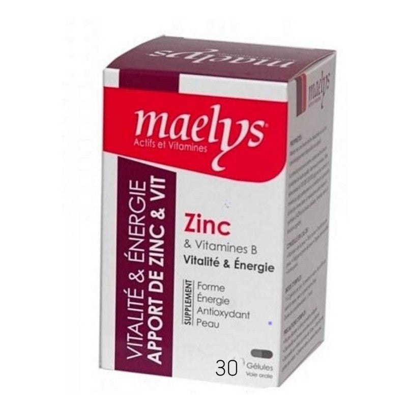 Maelys Zinc Boite 30 Gélules Maelys Zinc Boite 30 Gélules
