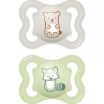 MAM Sucette Air 0-6 mois - Vert & Gris