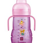 MAM  Biberon et tasse Trainer 220ml - Rose