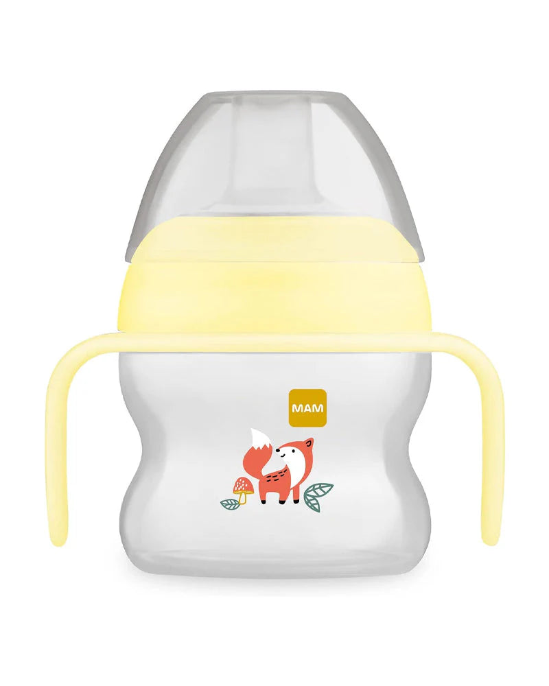 MAM Tasse À Bec Souple 150ml - Jaune MAM Tasse À Bec Souple 150ml - Jaune