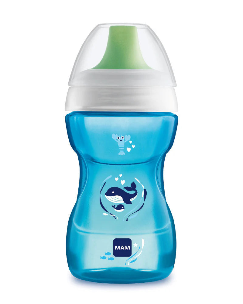 MAM Tass Fun to Drink 270ml - Baleine MAM Tass Fun to Drink 270ml - Baleine