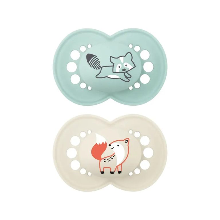MAM Lot de 2 Sucettes Original 6M+ - Beige & Mint