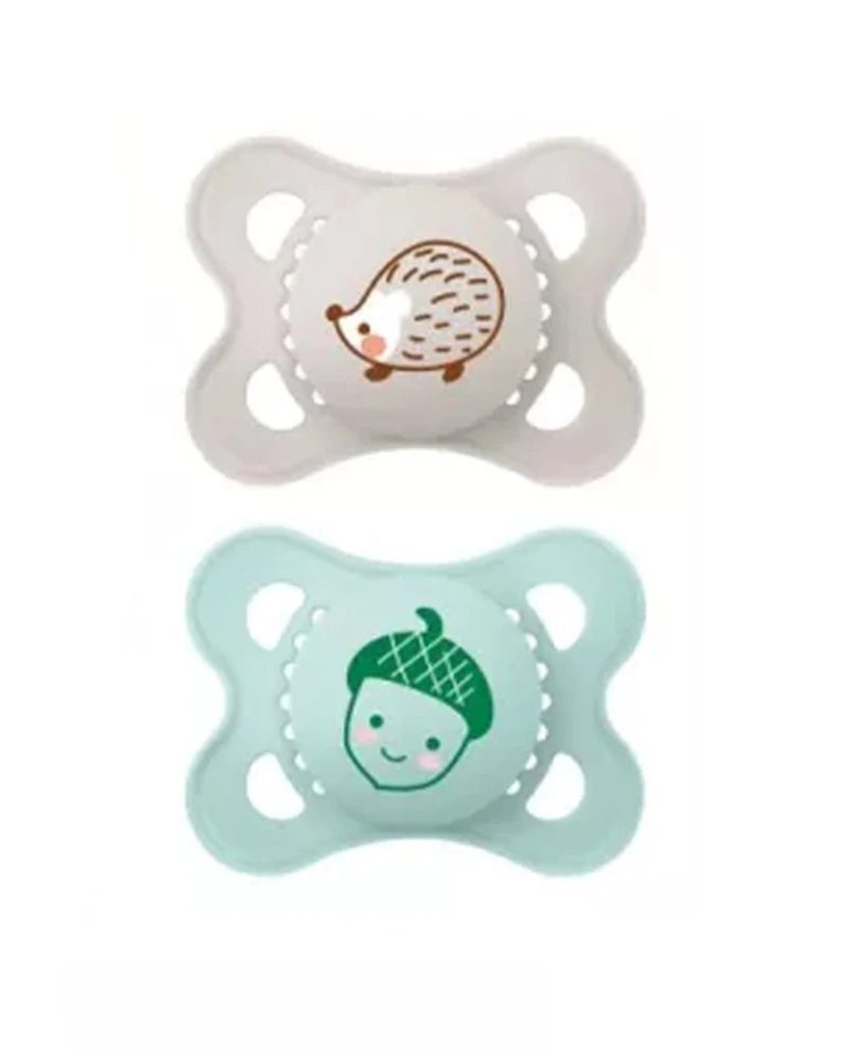 MAM Lot de 2 Sucettes Original 0-6 mois - Hérisson & Gland
