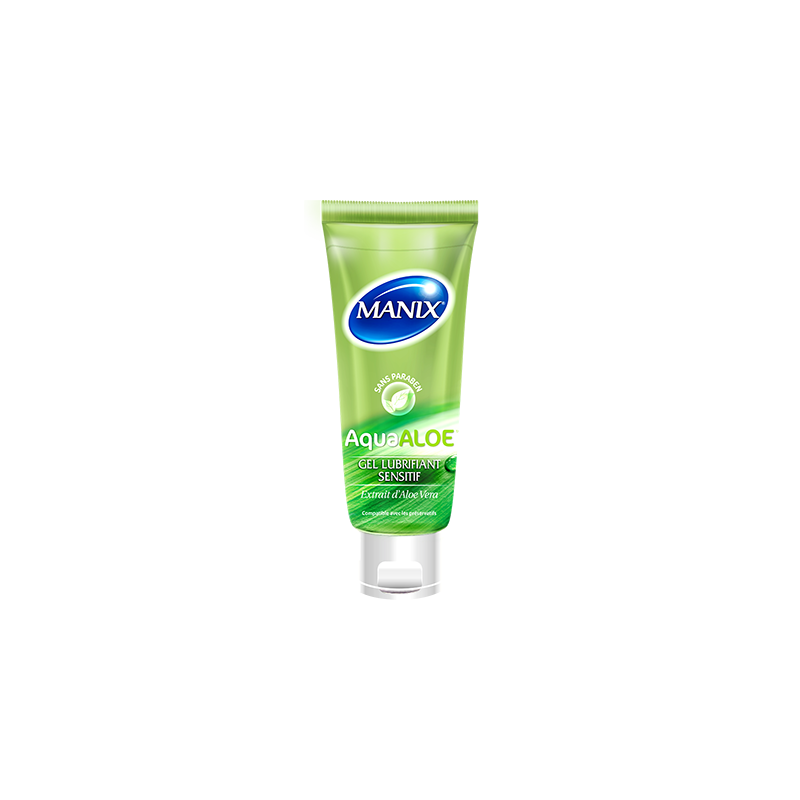 Manix Aquaaloe Gel Lubrifiant Sensitif 80 ml Manix Aquaaloe Gel Lubrifiant Sensitif 80 ml