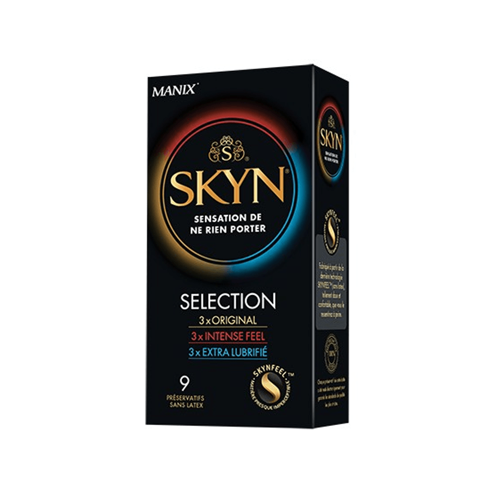 MANIX Skyn Sélection 10 Préservatifs Sans Latex Polyisoprène Sensation Naturelle Ultra-Fin Douceur Souplesse MANIX Skyn Sélection 10 Préservatifs Sans Latex Polyisoprène Sensation Naturelle Ultra-Fin Douceur Souplesse