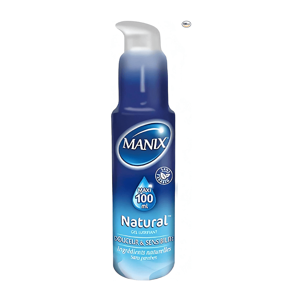 MANIX Natural Gel Lubrifiant 100ml Intime Base Eau Hypoallergénique Compatible Préservatifs Douceur Naturelle MANIX Natural Gel Lubrifiant 100ml Intime Base Eau Hypoallergénique Compatible Préservatifs Douceur Naturelle