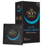 MANIX Skyn Elite Extra Lubrifié 10 Préservatifs Sans Latex Polyisoprène Ultra-Fin Sensation Naturelle