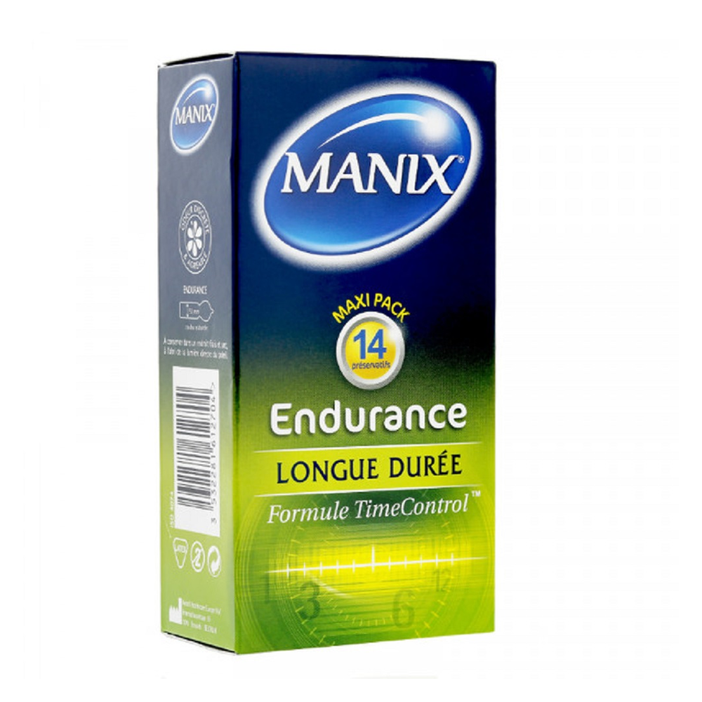 Manix Endurance 14 Préservatifs Manix Endurance 14 Préservatifs