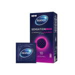 MANIX Sensation Max 10 Préservatifs Ultra Fins Plaisir Intense Sécurité Totale