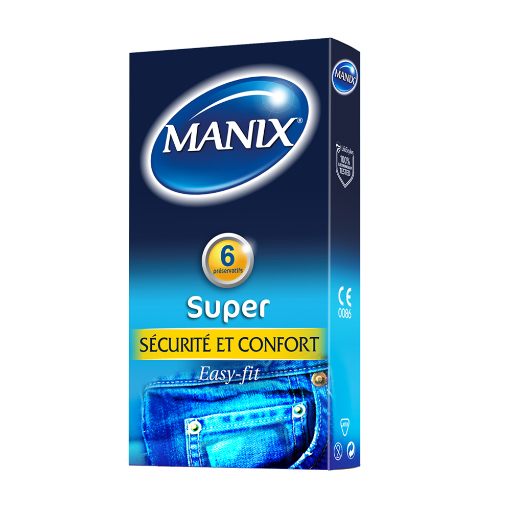 Manix Super 6 Préservatifs Manix Super 6 Préservatifs