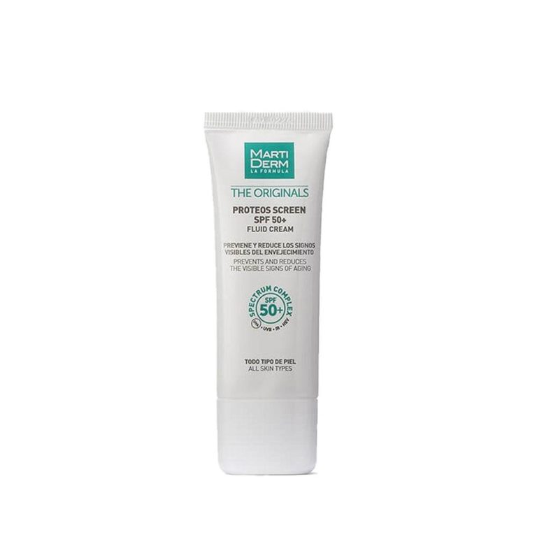 MARTIDERM Proteos Screen Fluid Cream SPF50+ 40ml - Crème Solaire Anti-Âge Protéoglycanes