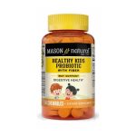 Mason Natural Healthy Kids Probiotic with Fiber 60 Tablets - Probiotiques Fibres Enfants Digestion Immunité