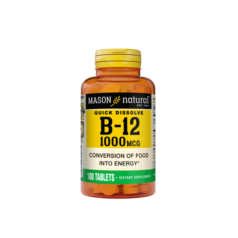 Mason Natural B-12 1000mg 100 tablets