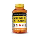 Mason Natural Mini Multivitamins 100 Mini-Comprimés - Multivitamines Complètes Énergie Immunité