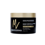 MAVIDERMA Masque Hydratant À La Kératine 250ml Masque Capillaire Hydratant Kératine Cheveux Secs Abîmés Nutrition Réparation Brillance