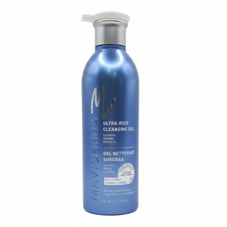 MAVIDERMA Gel Nettoyant Purifiant 500ml Formule Purifiante Peaux Mixtes Grasses Imperfections Nettoyage Profond