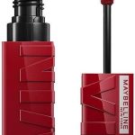 MAYBELLINE SuperStay Vinyl Ink Rouge à Lèvres Liquide Longue Tenue Effet Vinyle Brillant Couleur Intense Waterproof