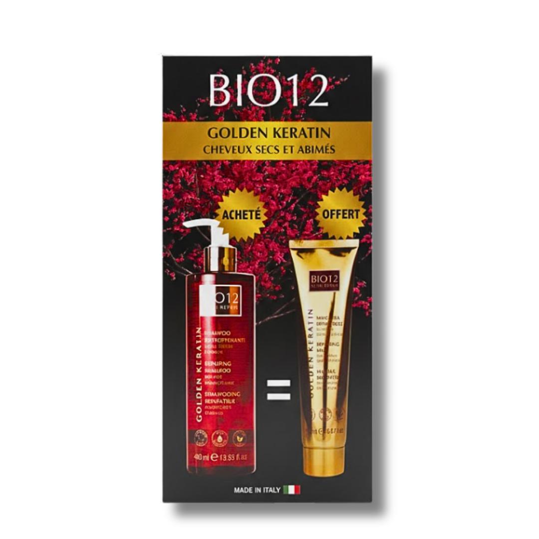 M&D Bio 12 Shampooing Reparateur+Masque Reparateur Pack M&D Bio 12 Shampooing Reparateur+Masque Reparateur Pack