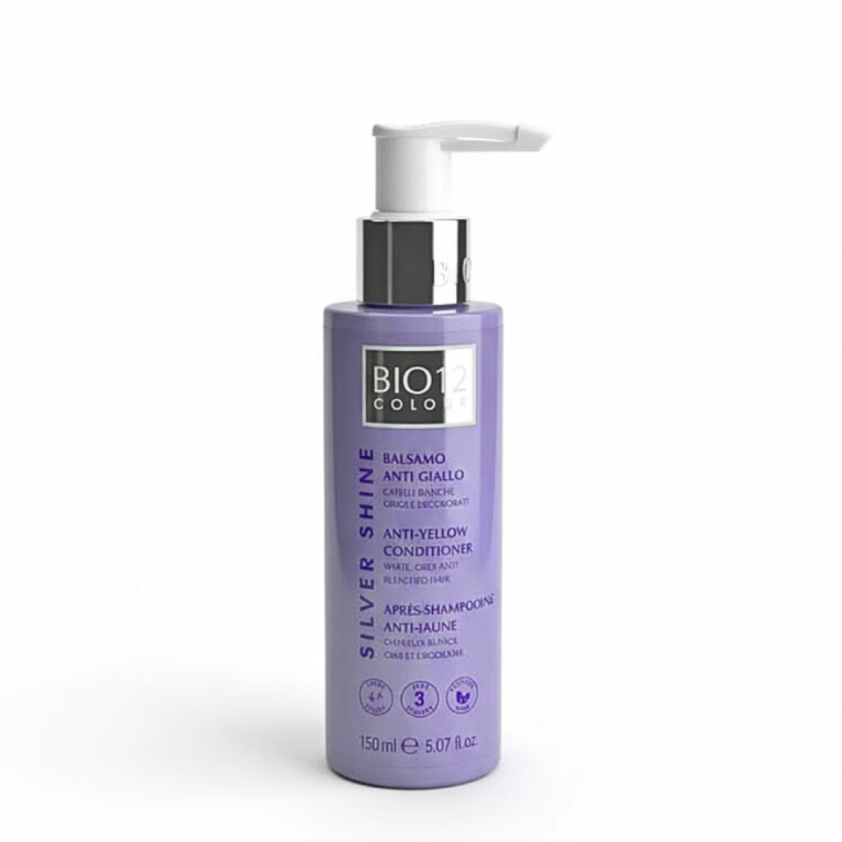 M&D BIO12 Après-Shampoing Anti-Jaune 200ml Cheveux Blancs Gris Décolorés