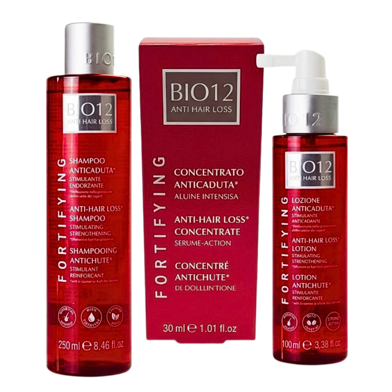 M&D Bio12 Anti-Chute Lotion 100ml+Shampoing 250ml+Concentre 30ml Coffret