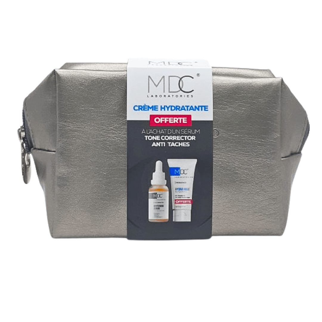 MDC Tone Corrector Whitening Serum+ Exellence Hydra Max + Trousse MDC Tone Corrector Whitening Serum+ Exellence Hydra Max + Trousse