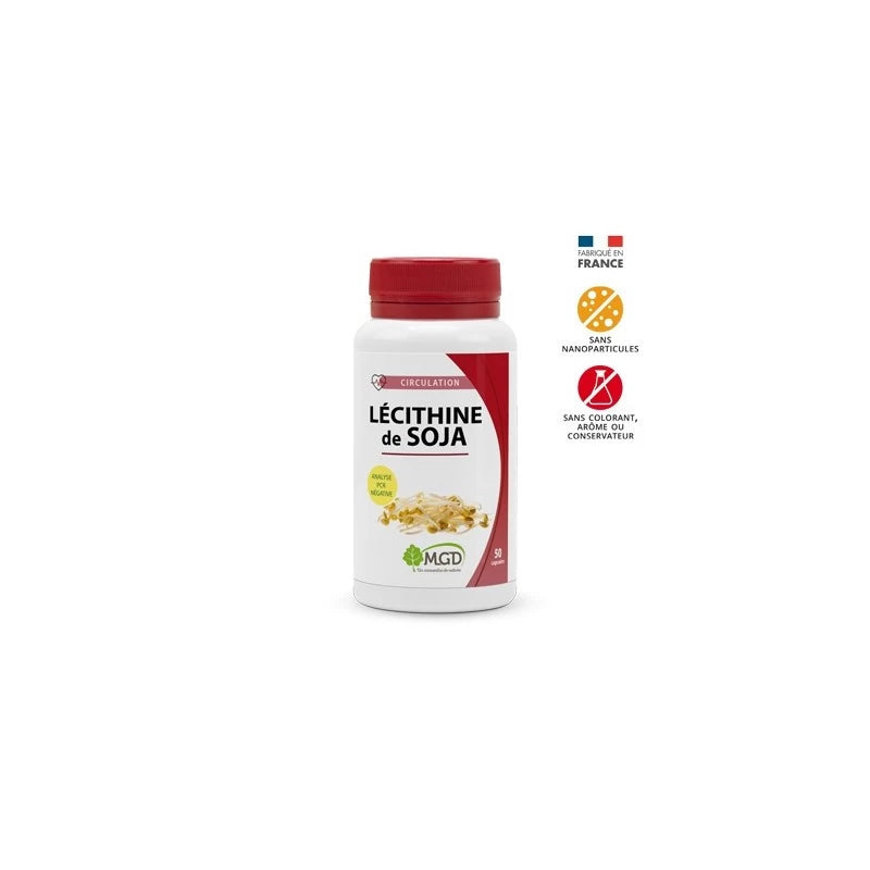Mgd Lécithine de Soja Boite 100 Capsules Mgd Lécithine de Soja Boite 100 Capsules