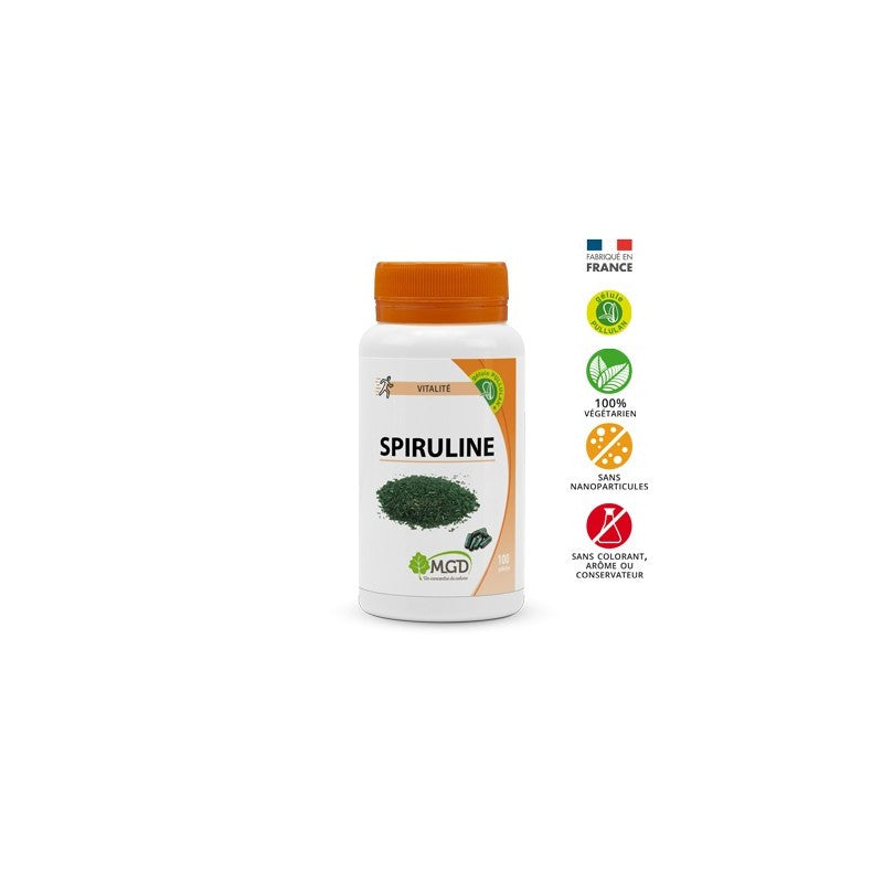 Mgd Spiruline 100 Gélules Mgd Spiruline 100 Gélules
