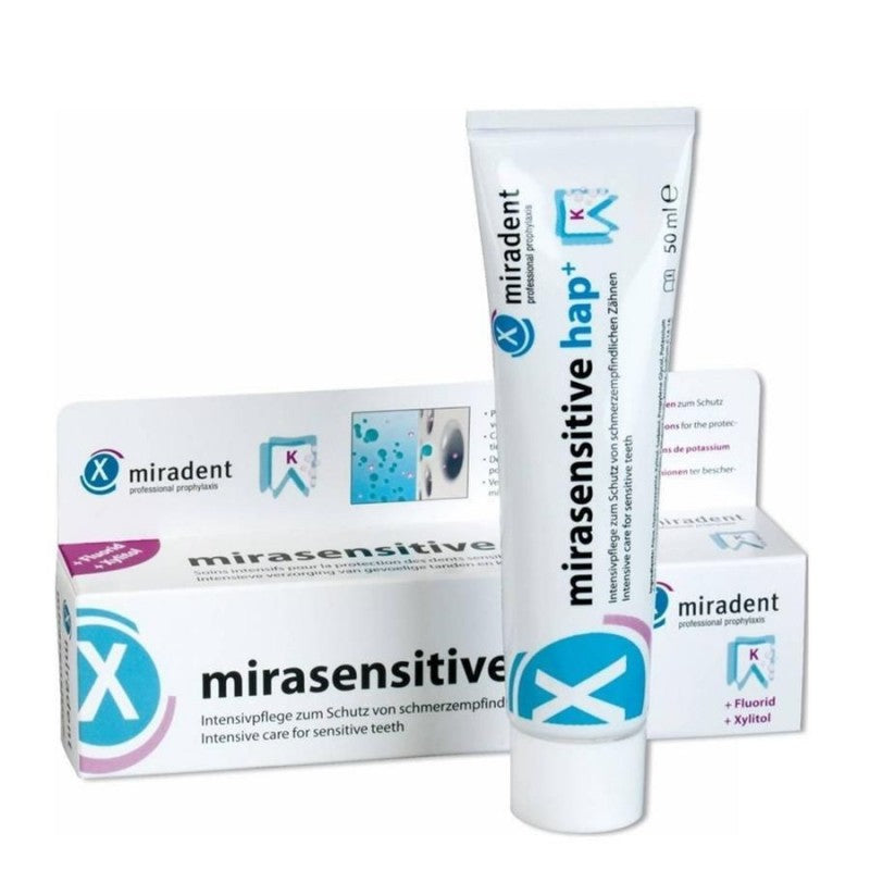 Miradent Mirasensitive Hap+ Dentifrice 50 ml Miradent Mirasensitive Hap+ Dentifrice 50 ml